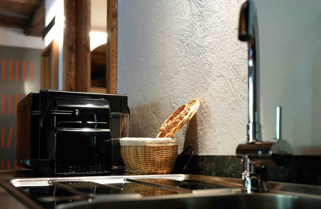 Interni dell'appartamento familiare con soppalco di Chalet Les Airelles a Valtournenche (11)