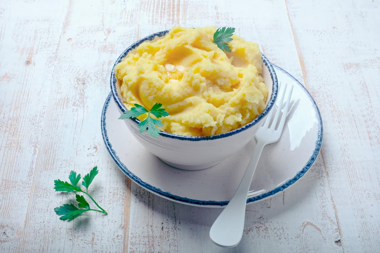 Purè di patate, piatto tipico della tradizione gastronomica della Valle d'Aosta